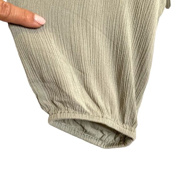 Torrid Blouse Womens Size 2X Plus Green Embroidered Floral Long Sleeve Top - Picture 9 of 14